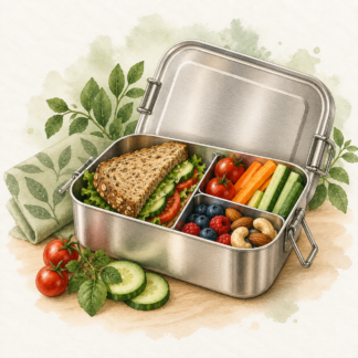 Edelstahl Brotdose: langlebige Lunchbox für unterwegs
